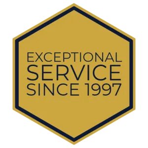 Exceptional service since 1997